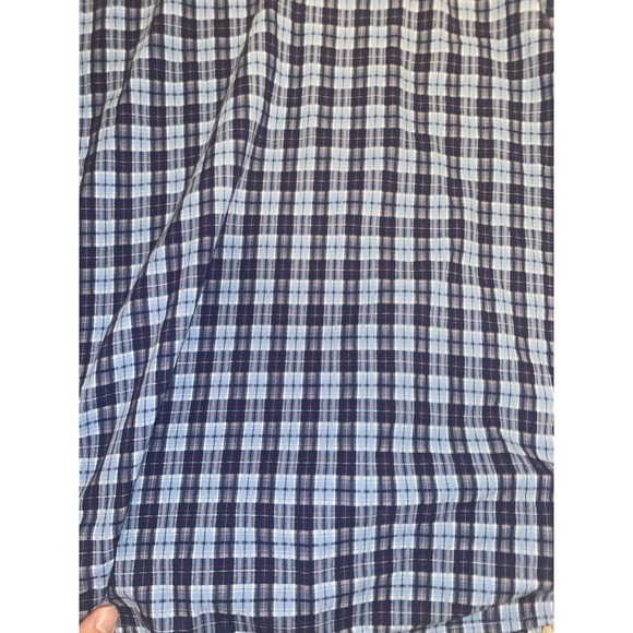 C.E.Schmidt Workwear Men's Short Sleeve Mens 3XL Button Shirt Blue Plaid Camp - Picture 8 of 9